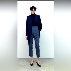 Zara High Waist Pants - Gray
